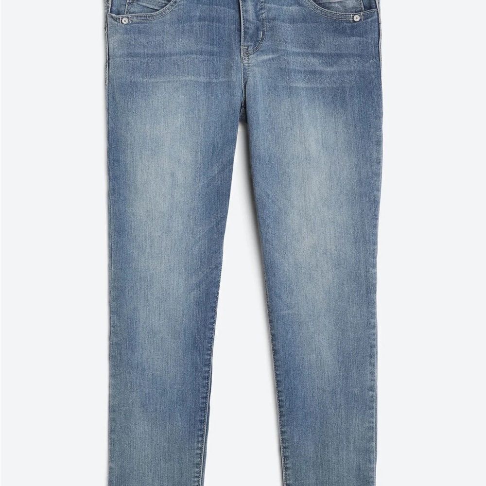 Democracy Karessa Ab Solution Capri Skinny Jean Indigo 24W STITCH FIX NWT - Picture 4 of 8